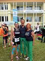 Mein persnliches Highlight - Meine Eltern und ich nach dem Zieleinlauf