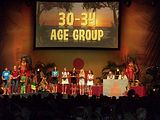 Siegerehrung Top 5 Frauen und Mnner AK 30 in Kona 2012