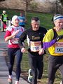 Kurz vor dem Ziel beim Silvesterlauf Mnchen